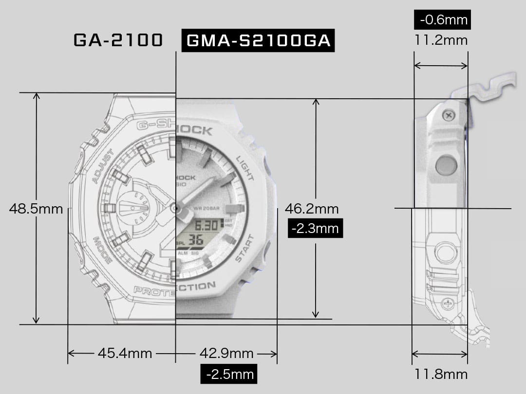 G-SHOCK GMA-S2100GA-1A