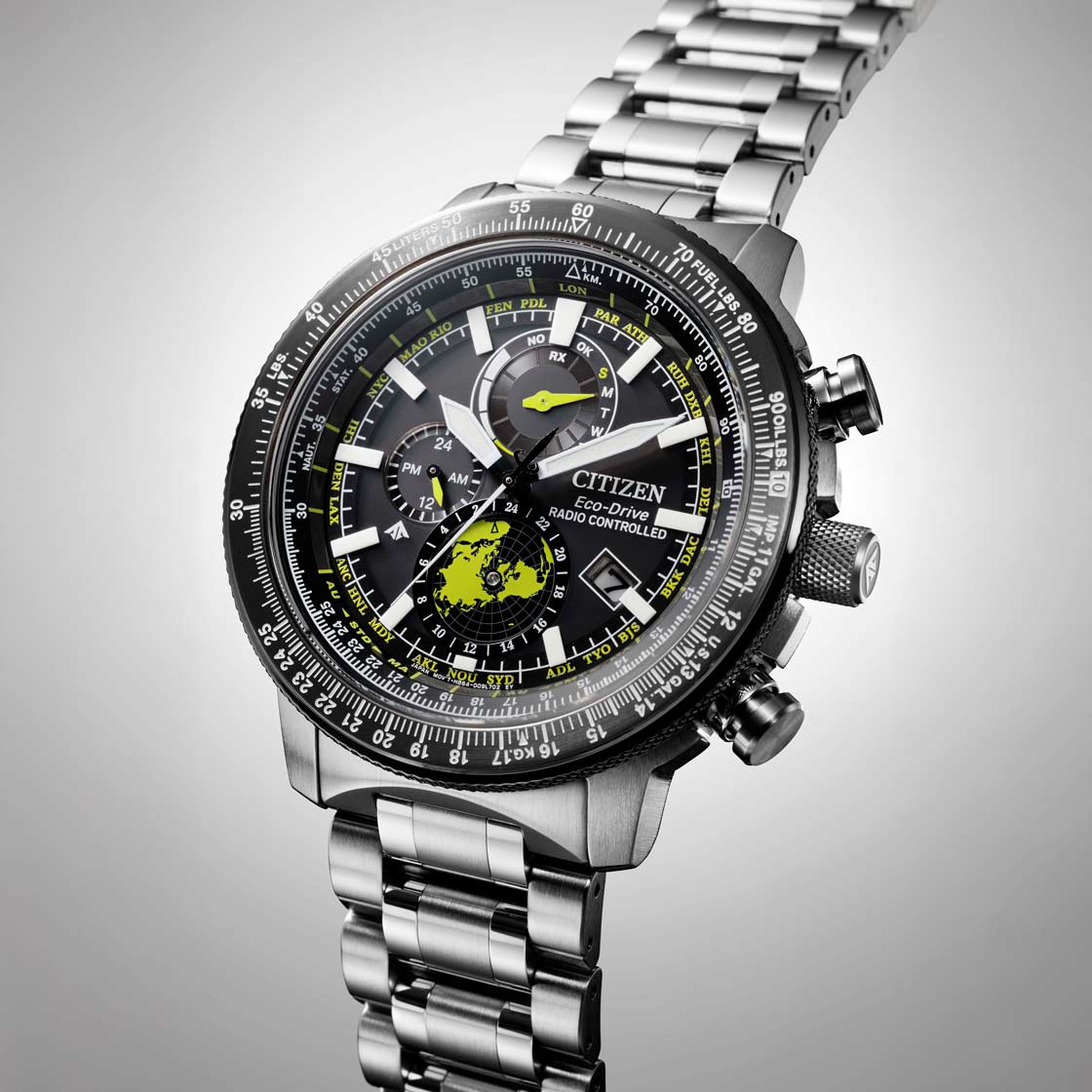 CITIZEN PROMASTER SKY GLOBAL RADIO CONTROLLED BY3006-53E