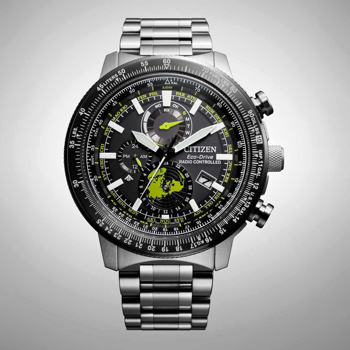 CITIZEN PROMASTER SKY GLOBAL RADIO CONTROLLED BY3006-53E