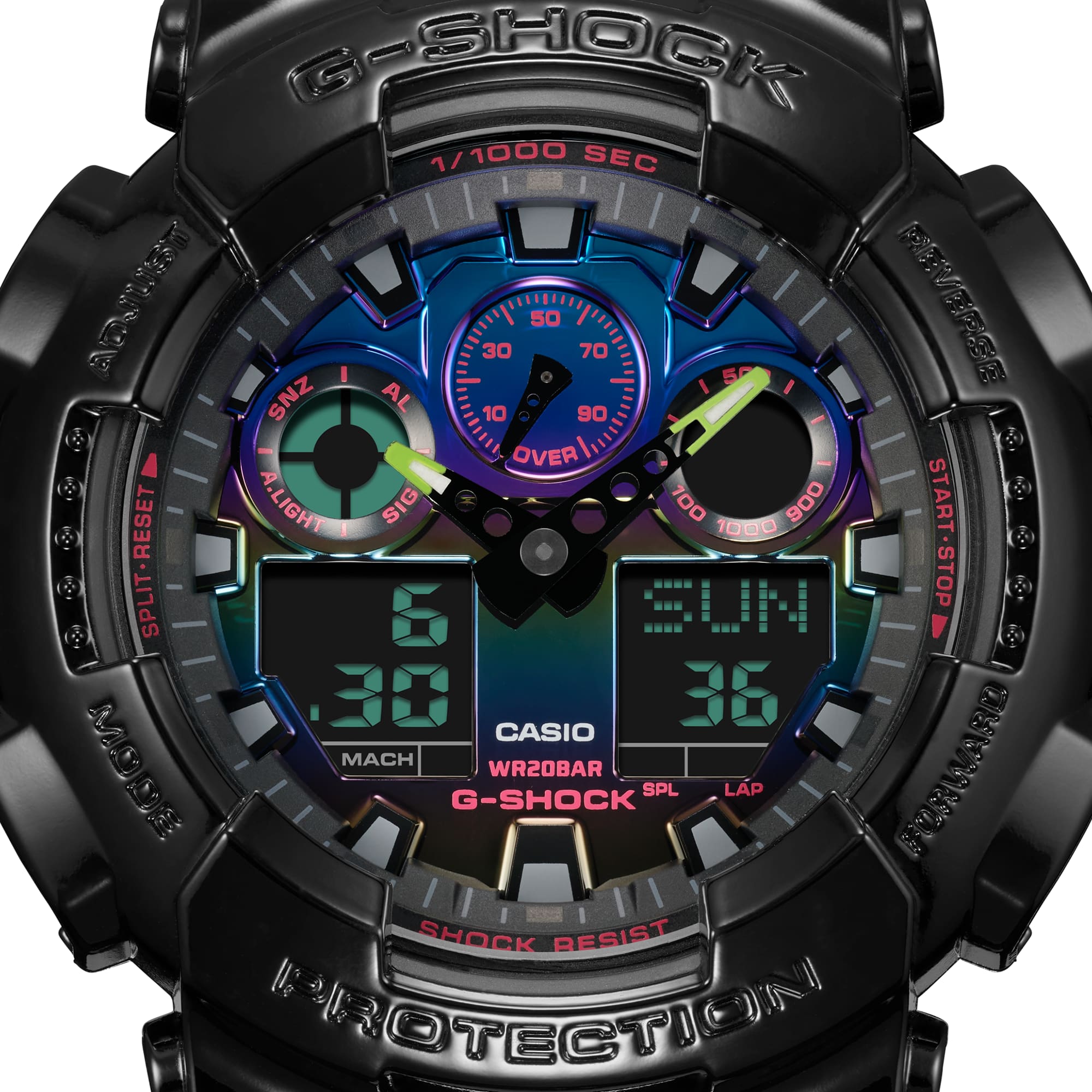 كاسيو GA-100RGB-1ADR