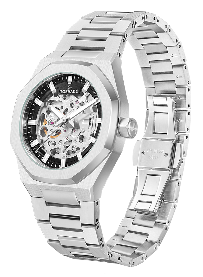 Tornado Autonova Automatic Men's Black Dial Automatic Watch