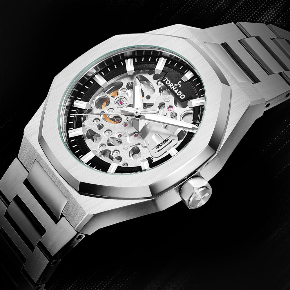 Tornado Autonova Automatic Men's Black Dial Automatic Watch