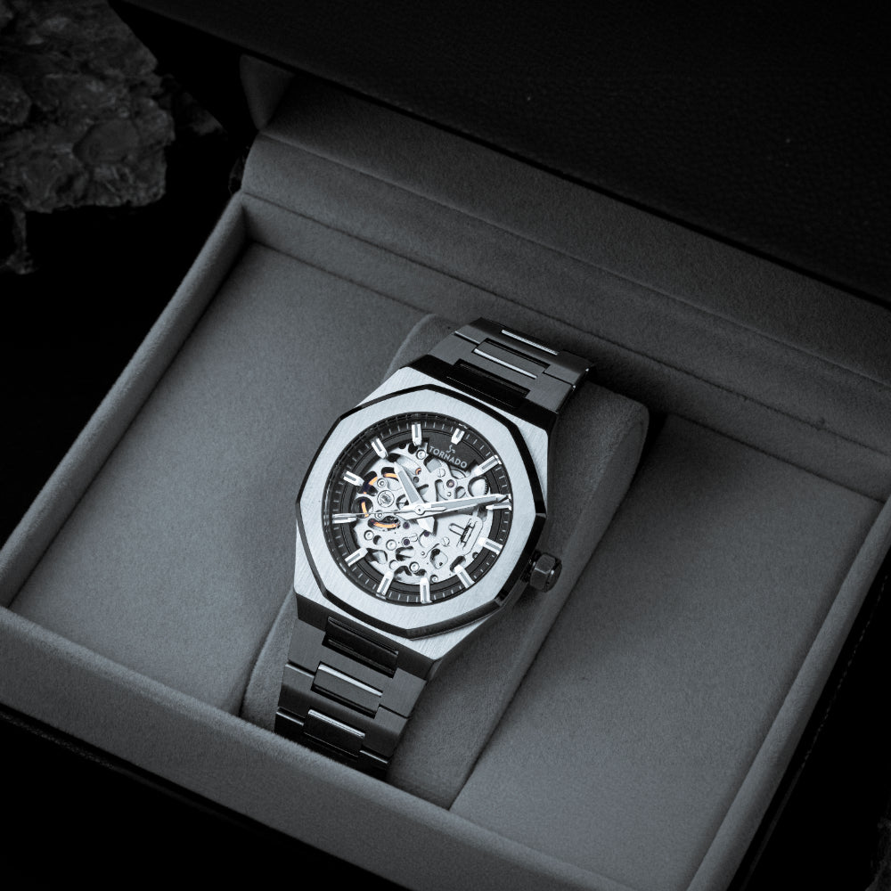 Tornado Autonova Automatic Men's Black Dial Automatic Watch