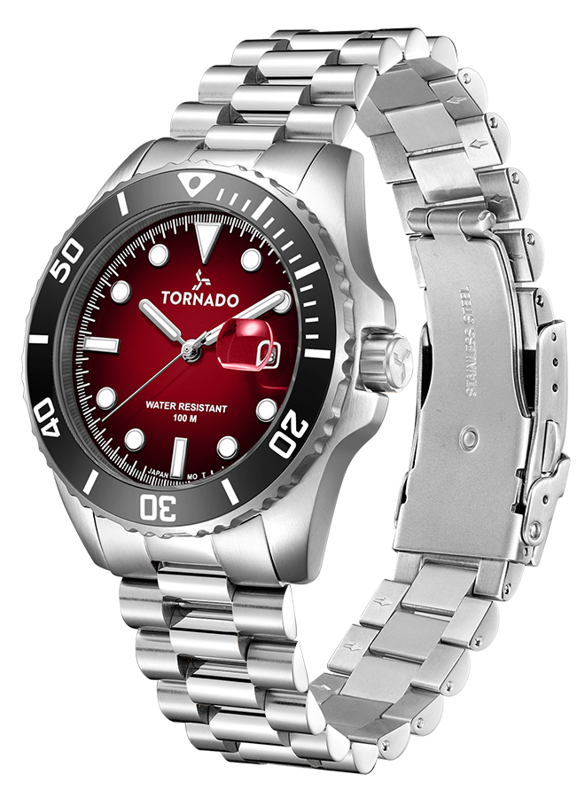 Tornado LUMINA ANALOG Onyx Maroon Silver