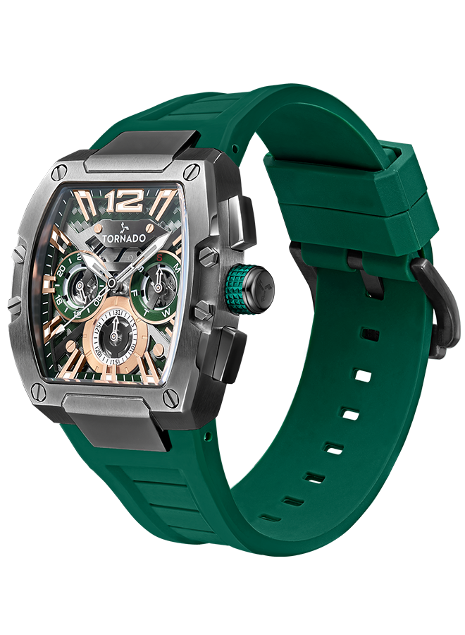 Tornado XENTIH Multi Function Watch - Green Grey
