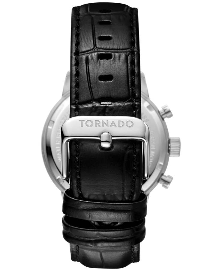 Tornado CELESTIA ELITE Chronograph Watch - White Silver