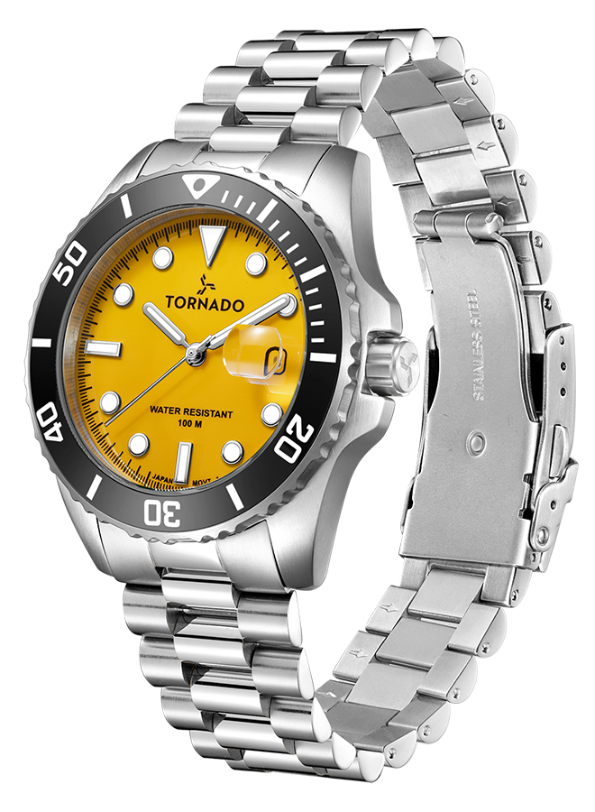 Tornado LUMINA ANALOG Onyx Yellow Silver