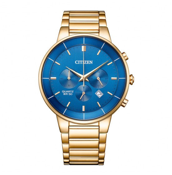 Citizen Quartz Gents Watch Blue Dial - AN8223-54L