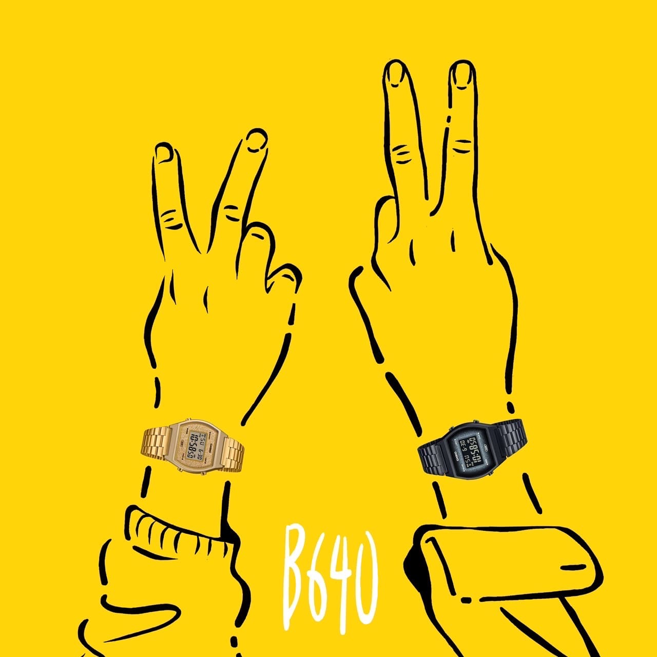 كاسيو B640WBG-1BDF