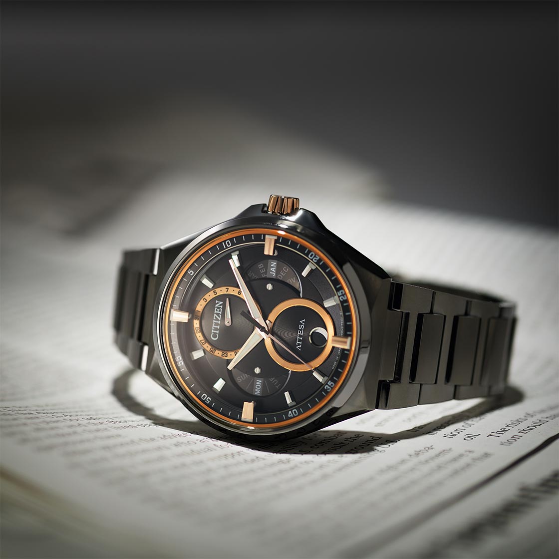 CITIZEN ATTESA MOON PHASE BU0065-64E