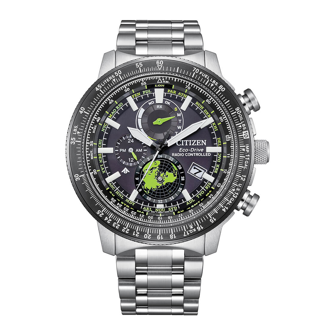 CITIZEN PROMASTER SKY GLOBAL RADIO CONTROLLED BY3006-53E