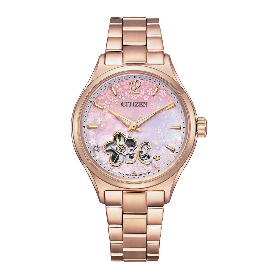 CITIZEN MECHANICAL OPEN HEART PC1017-61Y