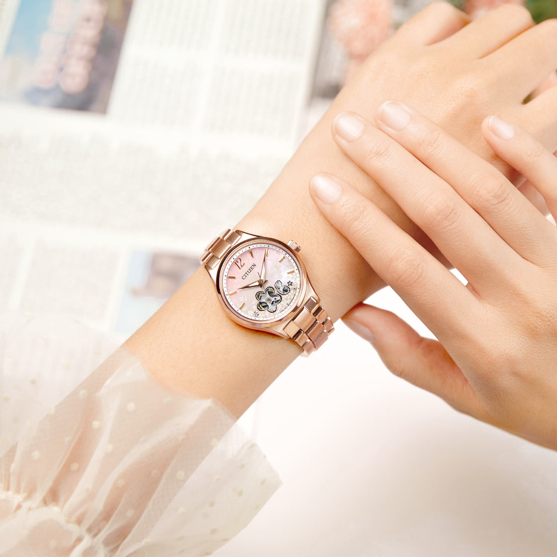 CITIZEN MECHANICAL OPEN HEART PC1017-61Y