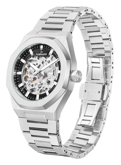 Tornado Autonova Automatic Men's Black Dial Automatic Watch