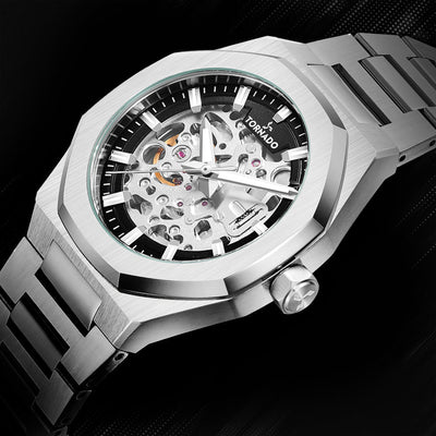 Tornado Autonova Automatic Men's Black Dial Automatic Watch