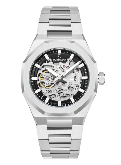 Tornado Autonova Automatic Men's Black Dial Automatic Watch