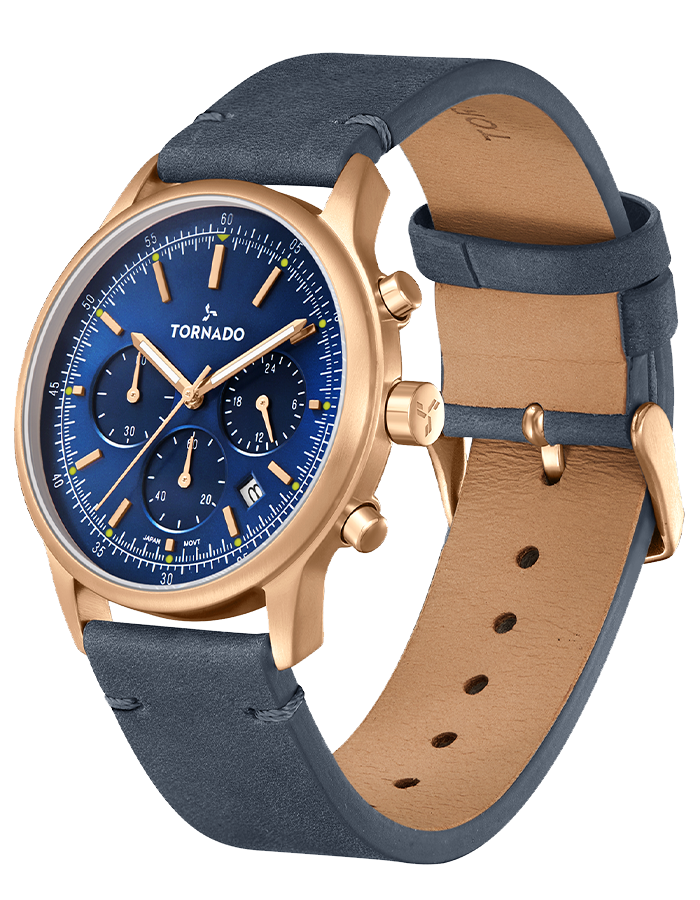 Tornado Classic Men's Multi Function Blue Dial Watch